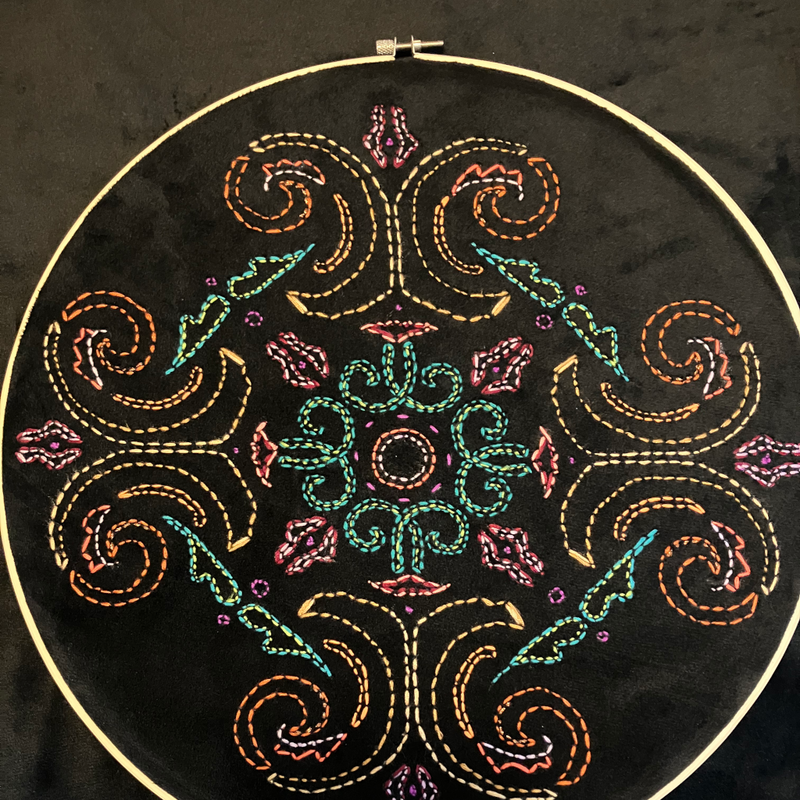Rosemaling Mandela